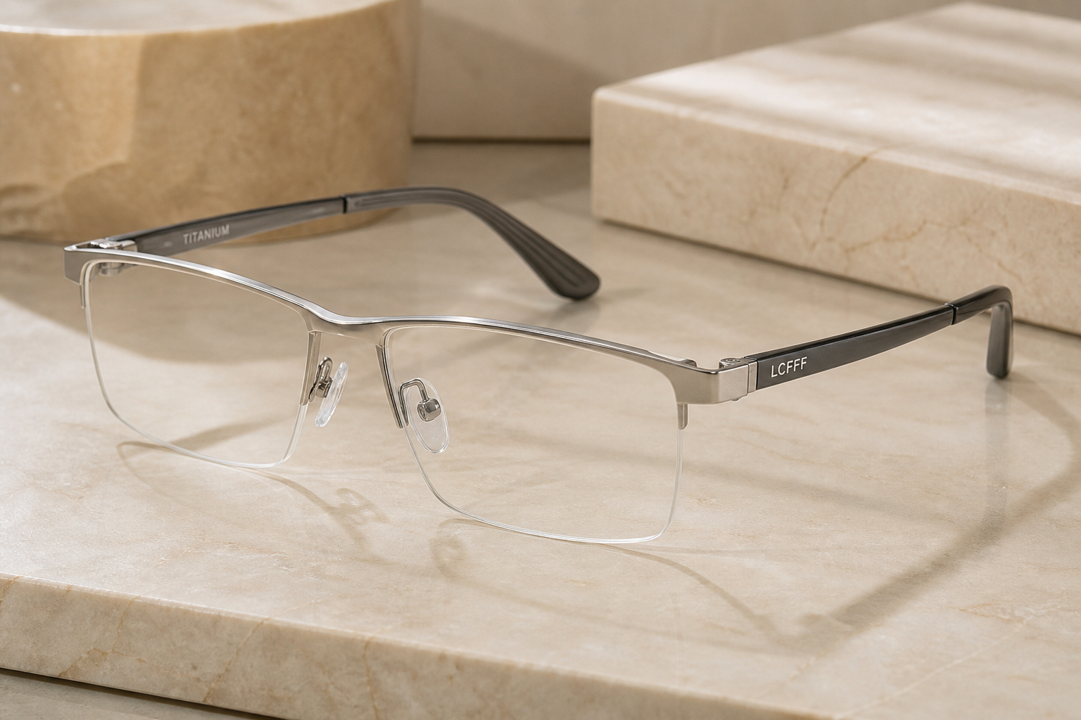 Half-Rim Titanium